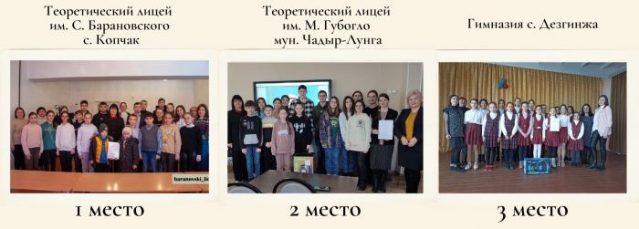 Победители конкурса &laquo;Школьный хор 2022&raquo; награждены грамотами Главного управления образования Гагаузии и ценными призами